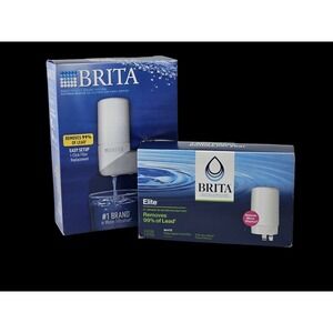 Brita Basic Faucet Mount System W 3 Elite Filters Clean Drinking Water NEW
